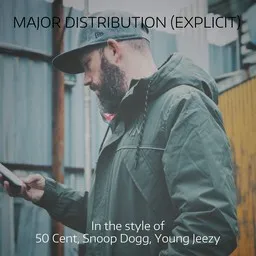 Omslagsbild för Major Distribution (explicit) - 50 Cent,Snoop Dogg,Young Jeezy karaokeversion