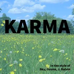 Karaokekappaleen Karma - J. Balvin,Ozuna,Sky kansikuva