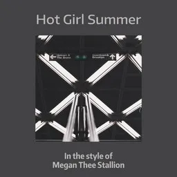 Karaokekappaleen Hot Girl Summer - Megan Thee Stallion kansikuva