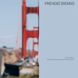 Cover art for Prendió (Remix) - Daviles de Novelda,Omar Montes,RVFV karaoke version