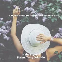 Karaokekappaleen Say, Has Anybody Seen My Sweet Gypsy Rose - Dawn,Tony Orlando kansikuva