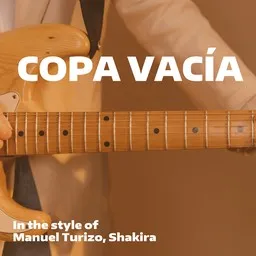 Omslagsbild för Copa Vacía - Manuel Turizo,Shakira karaokeversion