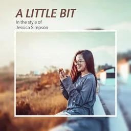 Omslagsbild för A Little Bit - Jessica Simpson karaokeversion