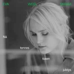 Karaokekappaleen Nå tennes tusen julelys - Eva Weel Skram kansikuva