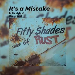 Cover art for It's a Mistake - Men at Work karaoke version
