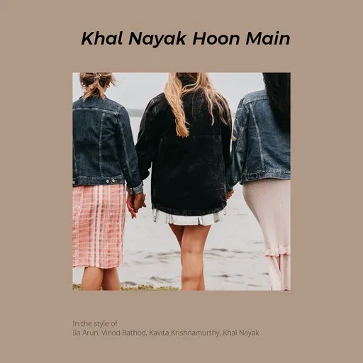 Karaoke Khal Nayak Hoon Main av Ila Arun, Kavita Krishnamurthy, Khal Nayak, Vinod Rathod — sjung med på texten på Singa