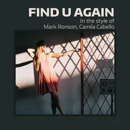 Omslagsbild för Find U Again - Camila Cabello,Mark Ronson karaokeversion