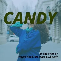 Cover art for Candy - Machine Gun Kelly,Trippie Redd karaoke version