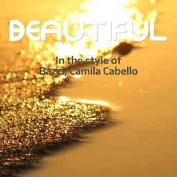 Karaokekappaleen Beautiful - Bazzi,Camila Cabello kansikuva