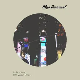 Cover art for Algo Personal - Joan Manuel Serrat karaoke version