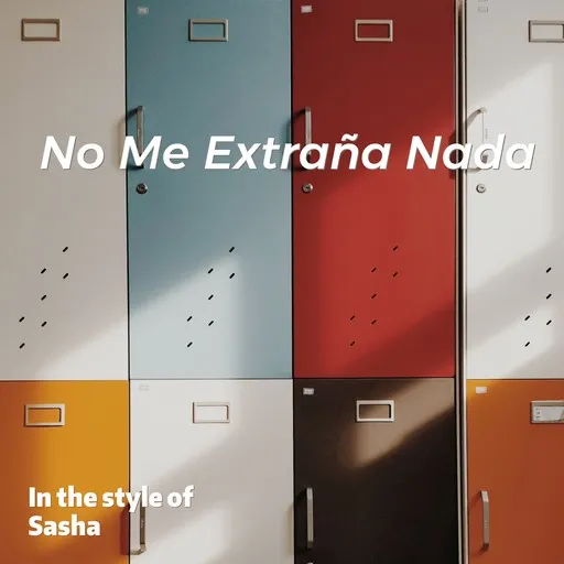 Karaoke No Me Extraña Nada by Sasha — sing along with lyrics on Singa