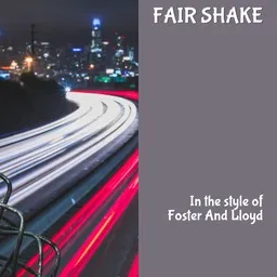 Karaokekappaleen Fair Shake - Foster And Lloyd kansikuva