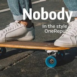 Cover art for Nobody - OneRepublic karaoke version