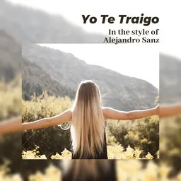 Cover art for Yo Te Traigo - Alejandro Sanz karaoke version