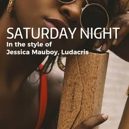 Omslagsbild för Saturday Night - Jessica Mauboy,Ludacris karaokeversion