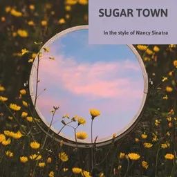 Karaokekappaleen Sugar Town - Nancy Sinatra kansikuva