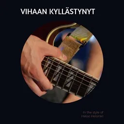 Cover art for Vihaan kyllästynyt - Haloo Helsinki! karaoke version