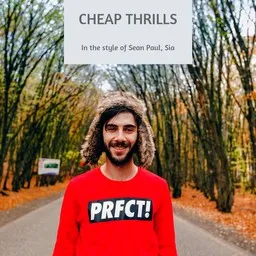 Cover art for Cheap Thrills - Sean Paul,Sia karaoke version