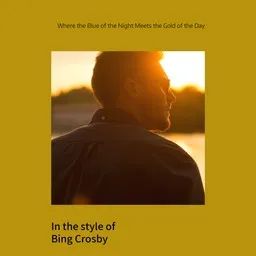 Cover art for Where the Blue of the Night Meets the Gold of the Day - Bing Crosby karaoke version