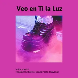 Karaokekappaleen Veo en Ti la Luz - Chayanne,Danna Paola,Tangled The Movie kansikuva