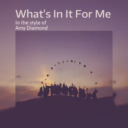 Karaokekappaleen What's In It For Me - Amy Diamond kansikuva