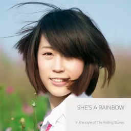 Cover art for She's A Rainbow - The Rolling Stones karaoke version
