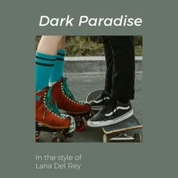 Cover art for Dark Paradise - Lana Del Rey karaoke version
