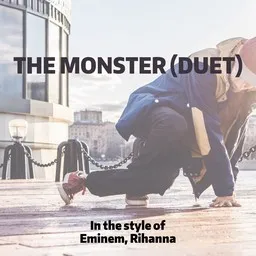 Cover art for The Monster (Duet) - Eminem,Rihanna karaoke version