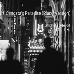 Karaokekappaleen Gangsta's Paradise (Piano Version) - Coolio,L.V. kansikuva