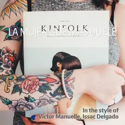 Cover art for La Mujer Que Mas Duele - Issac Delgado,Víctor Manuelle karaoke version