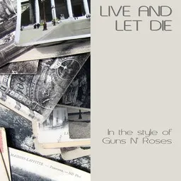 Karaokekappaleen Live and Let Die - Guns N' Roses kansikuva