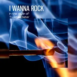 Titelbild für I Wanna Rock - Twisted Sister Karaoke-Version