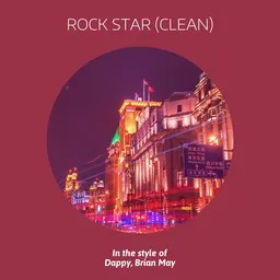 Titelbild für Rock Star (clean) - Brian May,Dappy Karaoke-Version