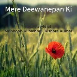 Karaokekappaleen Mere Deewanepan Ki - Kishore Kumar,Mehboob Ki Mehndi kansikuva