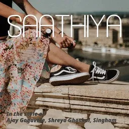 Omslagsbild för Saathiya - Ajay Gogavale,Shreya Ghoshal,Singham karaokeversion