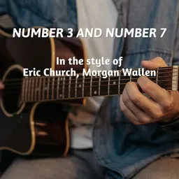 Cover art for Number 3 and Number 7 - Eric Church,Morgan Wallen karaoke version