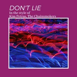Karaokekappaleen Don't Lie - Kim Petras,The Chainsmokers kansikuva