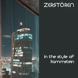 Cover art for Zerstören - Rammstein karaoke version