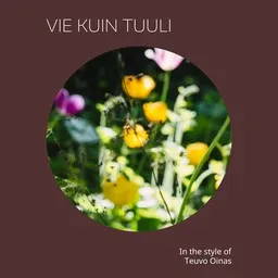 Karaokekappaleen Vie kuin tuuli - Teuvo Oinas kansikuva