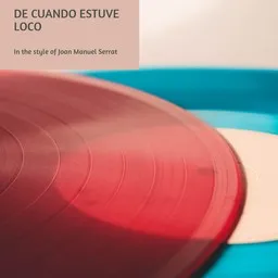Cover art for De Cuando Estuve Loco - Joan Manuel Serrat karaoke version
