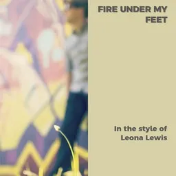 Karaokekappaleen Fire Under My Feet - Leona Lewis kansikuva
