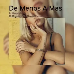 Cover art for De Menos A Mas - El Coyote Y Su Banda Tierra Santa karaoke version