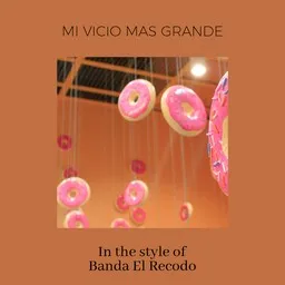 Cover art for Mi Vicio Mas Grande - Banda El Recodo karaoke version