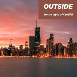 Titelbild für Outside - Cardi B Karaoke-Version