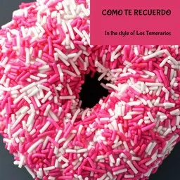 Cover art for Como Te Recuerdo - Los Temerarios karaoke version