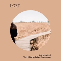 Cover art for Lost - Bailey Zimmerman,The Kid Laroi karaoke version