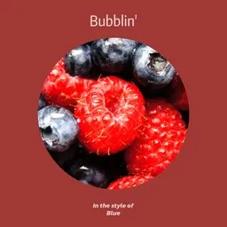 Cover art for Bubblin' - Blue karaoke version
