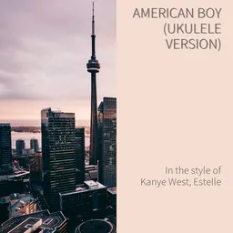 Cover art for American Boy (Ukulele Version) - Estelle,Kanye West karaoke version