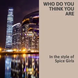 Karaokekappaleen Who Do You Think You Are - Spice Girls kansikuva