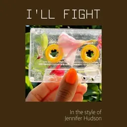 Cover art for I'll Fight - Jennifer Hudson karaoke version